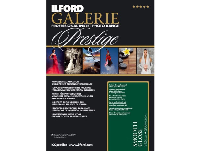 Ilford Galerie Prestige Smooth Gloss A4 310gr 250blad