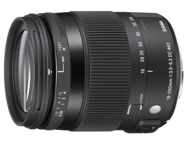 Sigma 18-200mm f/3,5-6,3 DC Macro OS HSM Contemporary til Nikon