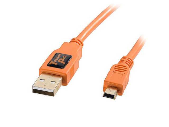 Tether Tools USB-A 2.0 - B Mini 5 pin Tether Pro 4.6m