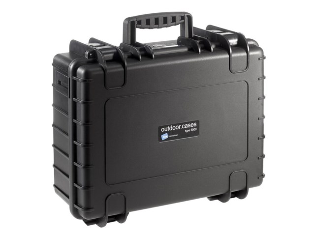 B+W Outdoor Case Type 5000 svart med avdelare