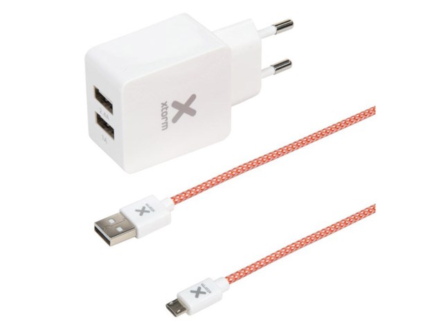 xtorm USB-A Male - Micro Male + AC-adapter CX004