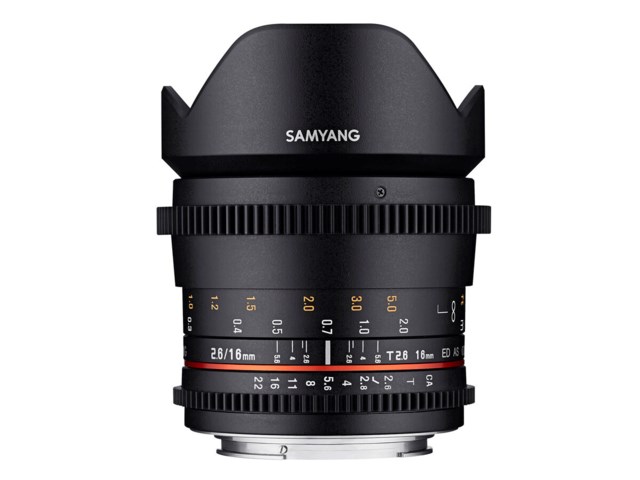 Samyang VDSLR 16mm T2.6 ED AS UMC til Canon EF