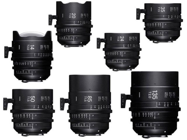 Sigma Seven Prime Lenses kit Sony E-mount