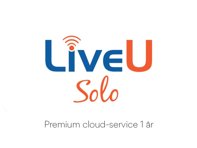 LiveU Solo Premium cloud-service 1 år