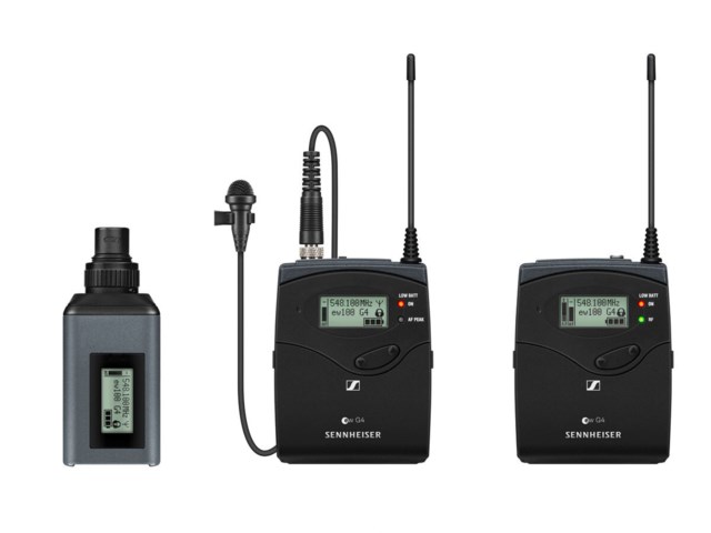 Sennheiser EW 100 ENG G4-G knaphulsmikrofon + plug-on + sender +