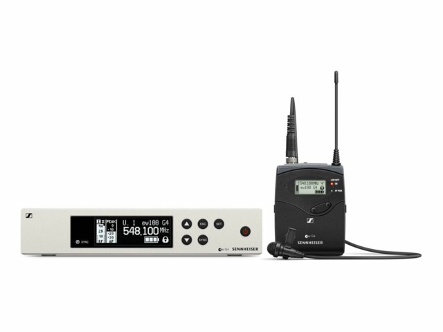 Sennheiser EW 100 G4-ME2-G knaphulsmikrofon + sender + modtager