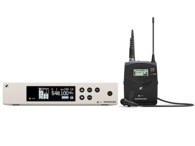 Sennheiser EW 100 G4-ME4-G knaphulsmikrofon + sender + modtager