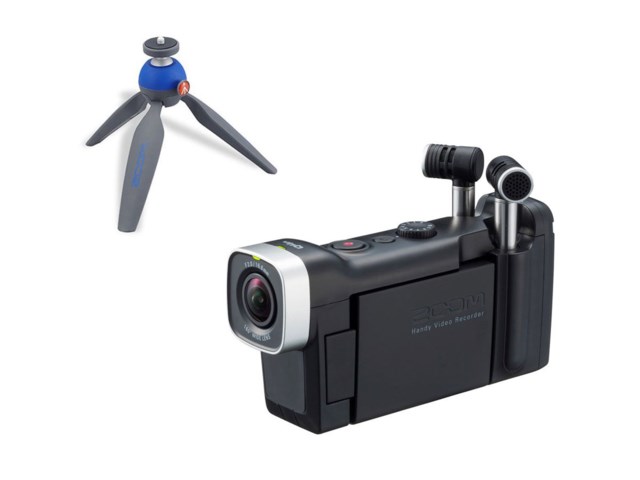 Zoom Q4n Handy Video Recorder + bordsstativ Pixi