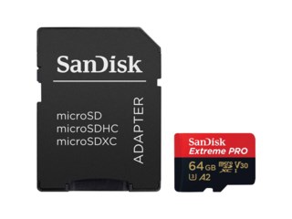 SanDisk Hukommelseskort Secure Digital Micro 64GB SDXC Extreme