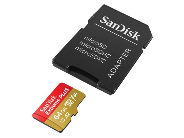 SanDisk Hukommelseskort Secure Digital Micro 64GB SDXC 160MB/s