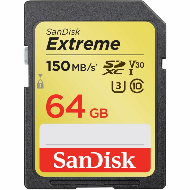 SanDisk Hukommelseskort SDXC Extreme 64GB 150MB/s UHS-I