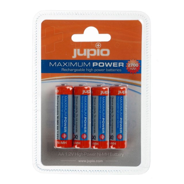 Jupio Rechargeable Batteries AA 2700mAh 4pcs VPE-10