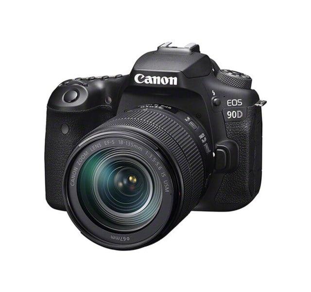 Canon EOS 90D med EF-S 18-135/3,5-5,6 IS USM