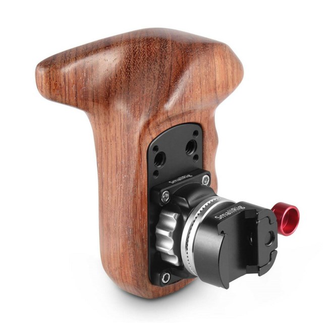 SmallRig Left Side 2118 Wooden Grip With Nato Mount