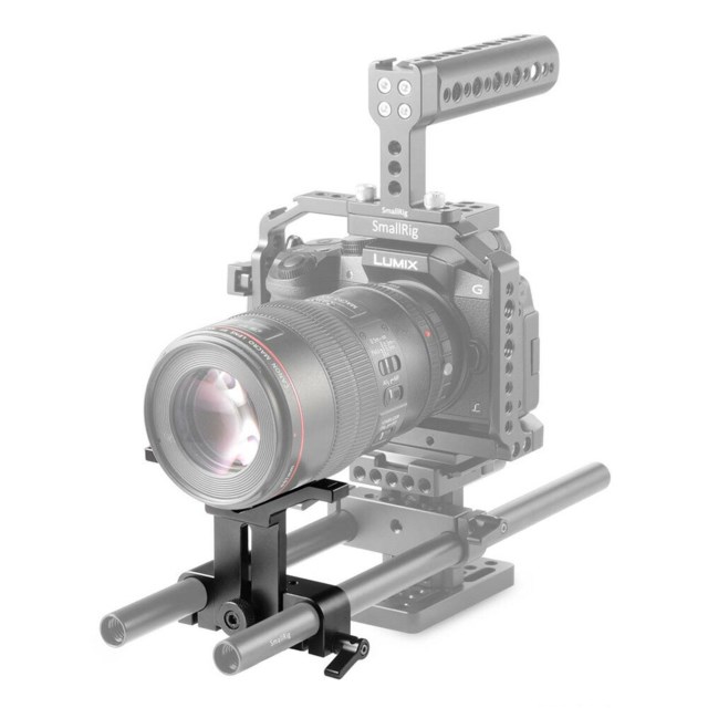 SmallRig Long Lens Support 1087 Dual 15mm Rod Clamp