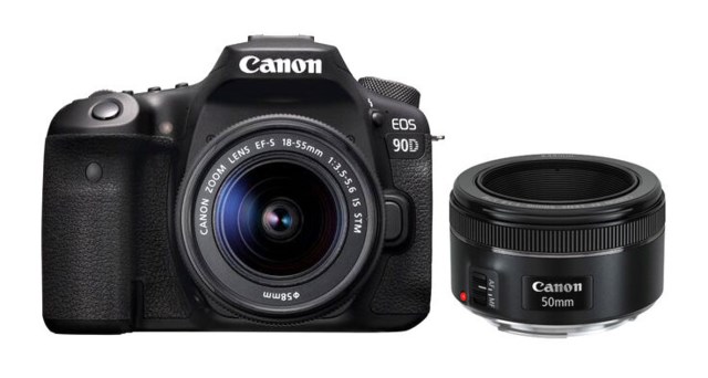 Canon EOS 90D EF-S 18-55/3,5-5,6 IS STM + EF 50mm f/1,8 STM