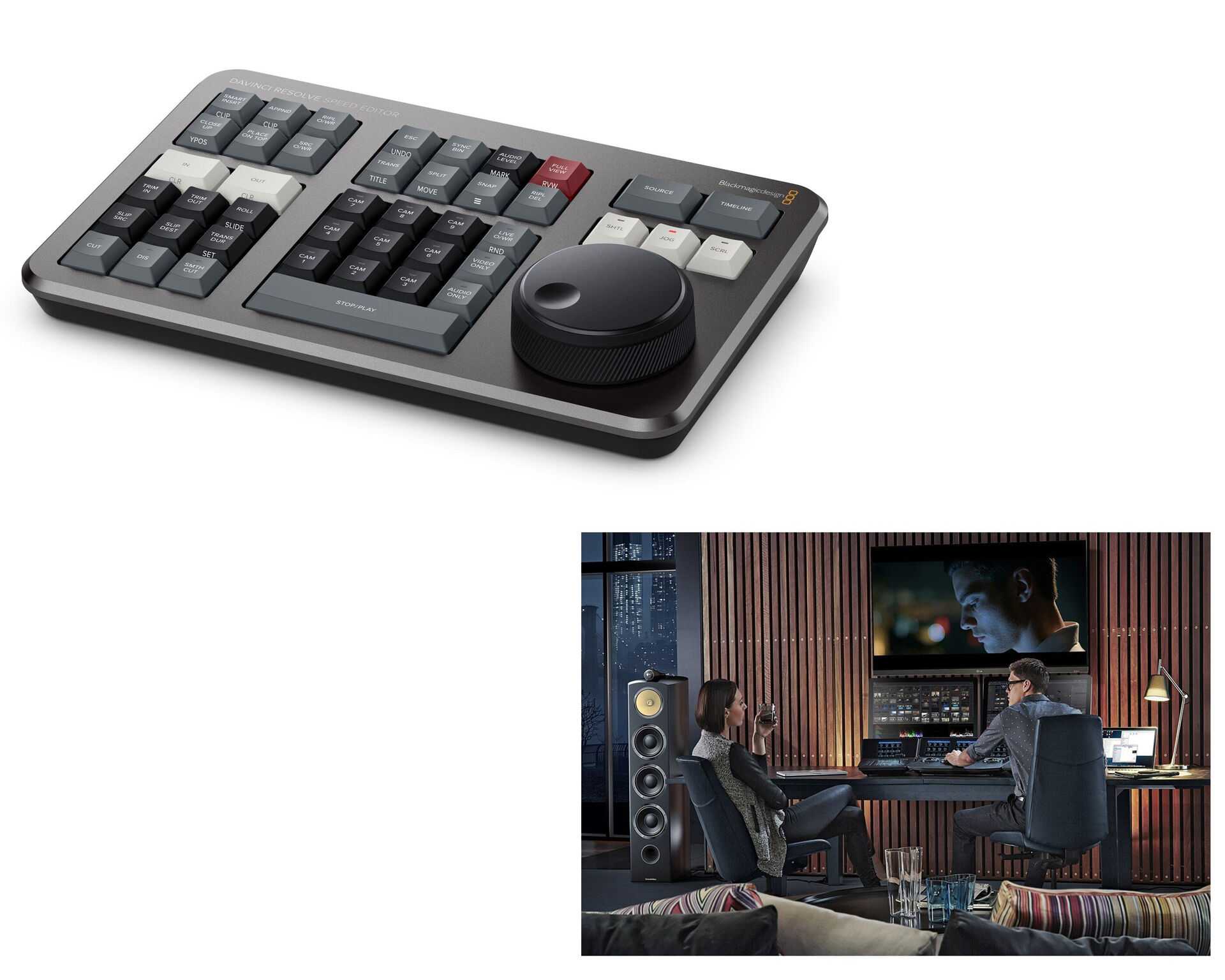 Blackmagic Design DaVinci Resolve Studio Med Dongle Speed Editor Blackmagic design davinci resolve studio med dongle speed editor