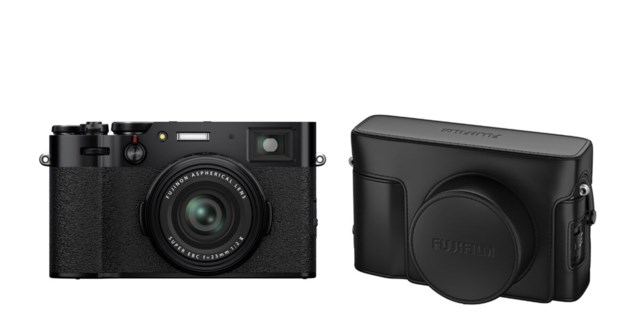 Fujifilm X100V Svart + Kameraväska LC-X100V svart skinn