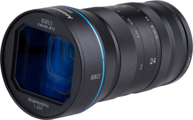 Sirui 24mm f/2,8 Anamorphic lens 1,33x till Micro 4/3