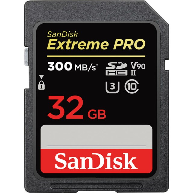 SanDisk SDXC Extreme Pro 32GB 300MB/s UHS-II V90