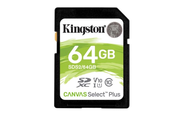 Kingston SDXC Canvas Select Plus 64GB V10 100MB/s