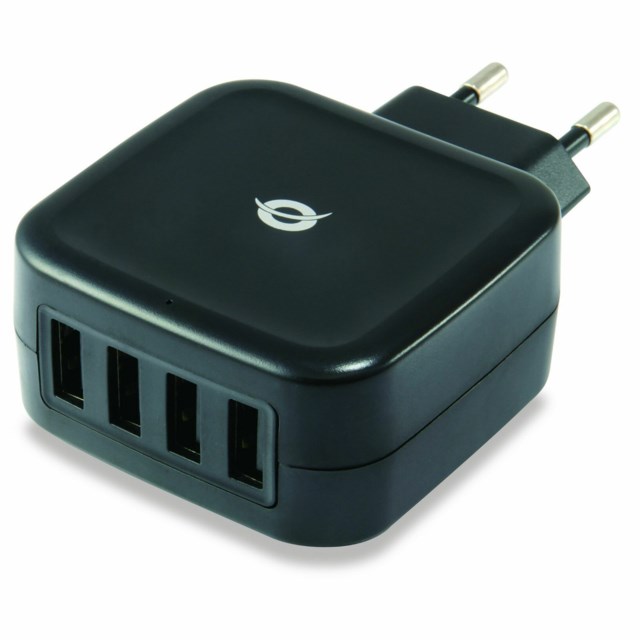 CONCEPTRONIC ALTHEA04B USB Charger 4-ports 25W