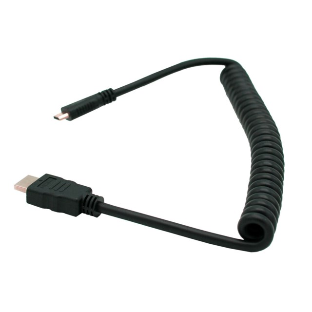 CARUBA HDMI A Male 1.4 - Mini C Male Coiled 20-45cm