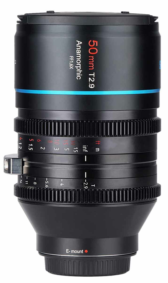 Sirui 50mm T2,9 Anamorphic lens 1,6x for L-mount | Scandinavian Photo