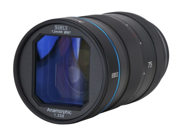 Sirui 75mm f/1,8 Anamorphic Lens 1,33x till Sony E