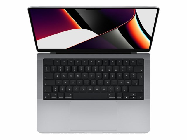 Apple MacBook Pro 14", M1 Pro 8-Core CPU, 16GB RAM, 512GB SSD, 14-Core GPU, Space Grey, Dansk