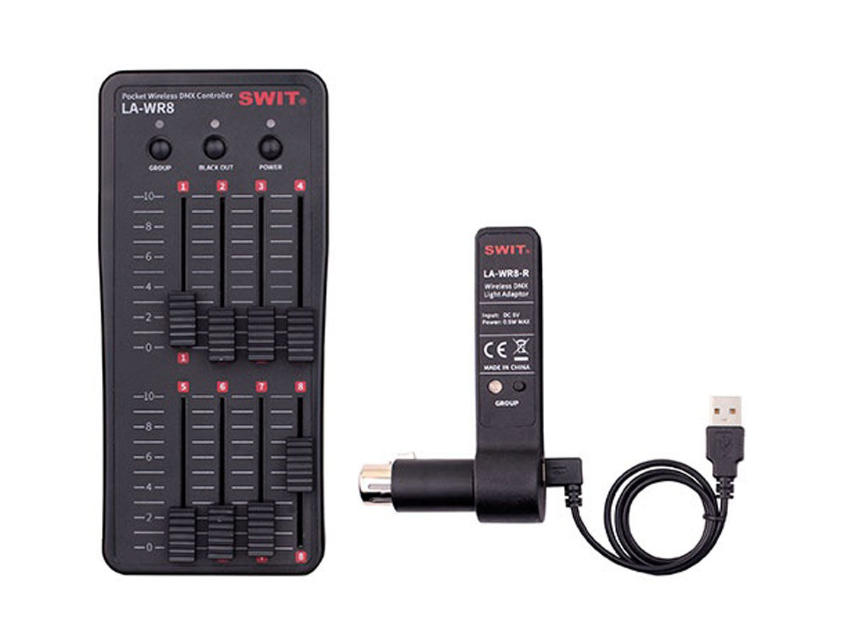 Swit LA-WR8 Tx+3Rx 7x8ch Pocket W-DMX 1 x Tx + 3 x Rx | Scandinavian Photo