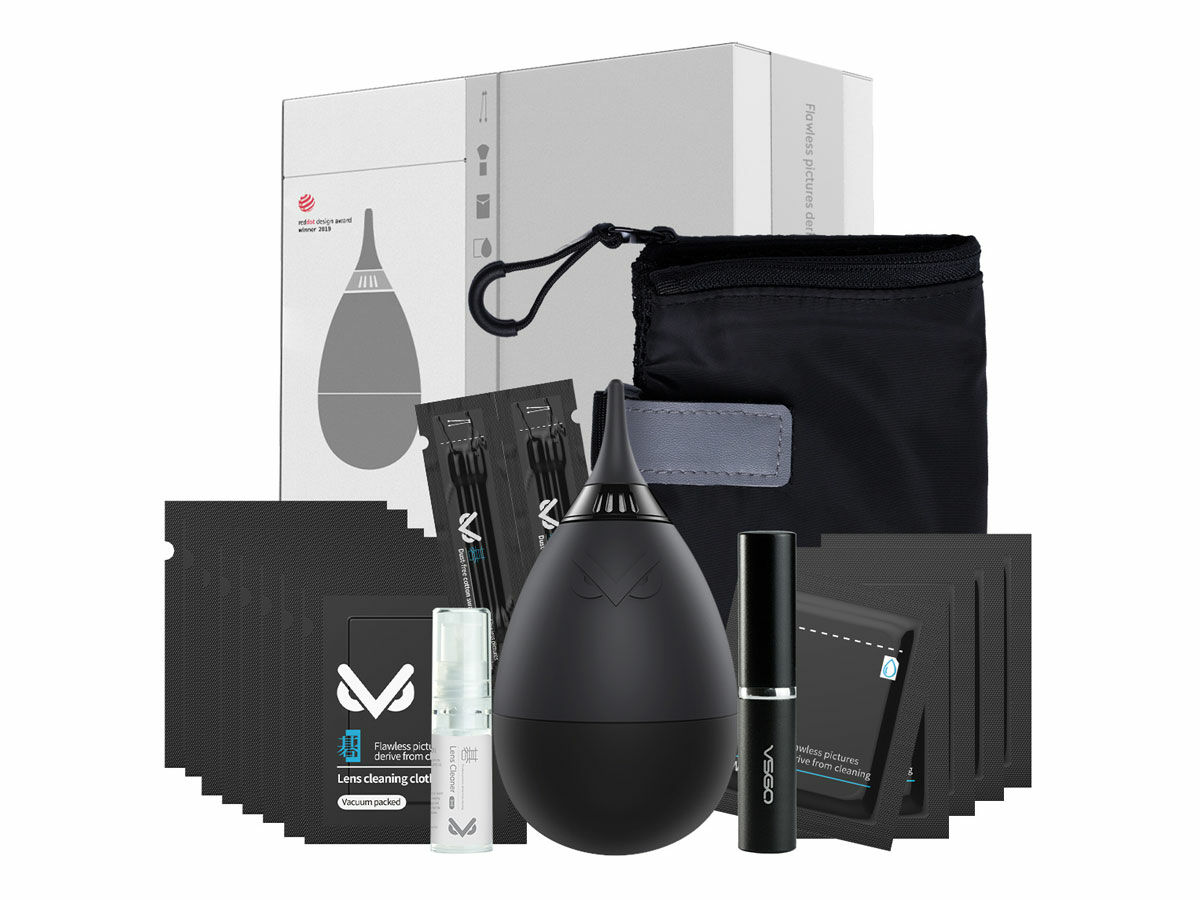 VSGO Kit Portatile Per La Pulizia Delle Lenti - 12