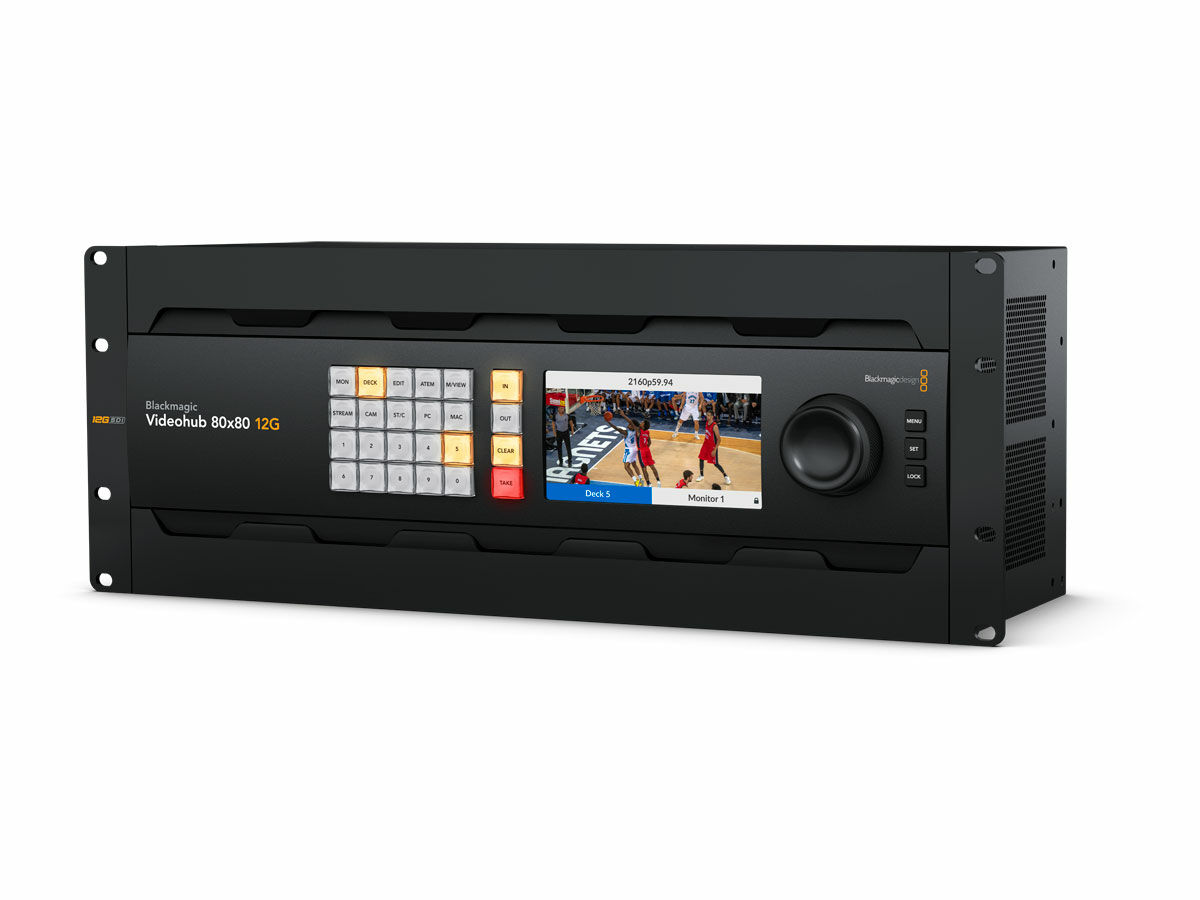 Blackmagic Design Videohub 80x80 12G | Scandinavian Photo