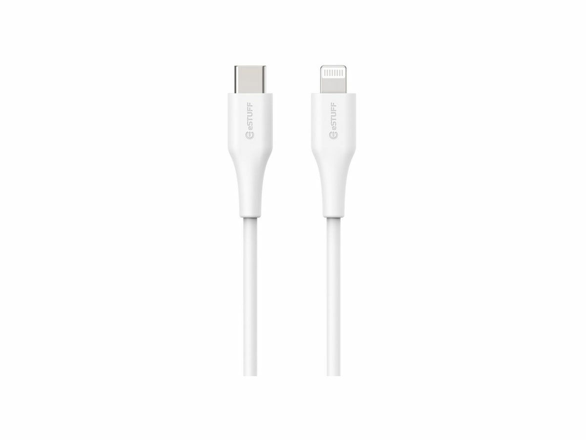 eSTUFF Infinite USBC Lightning Cable 2m White Scandinavian Photo