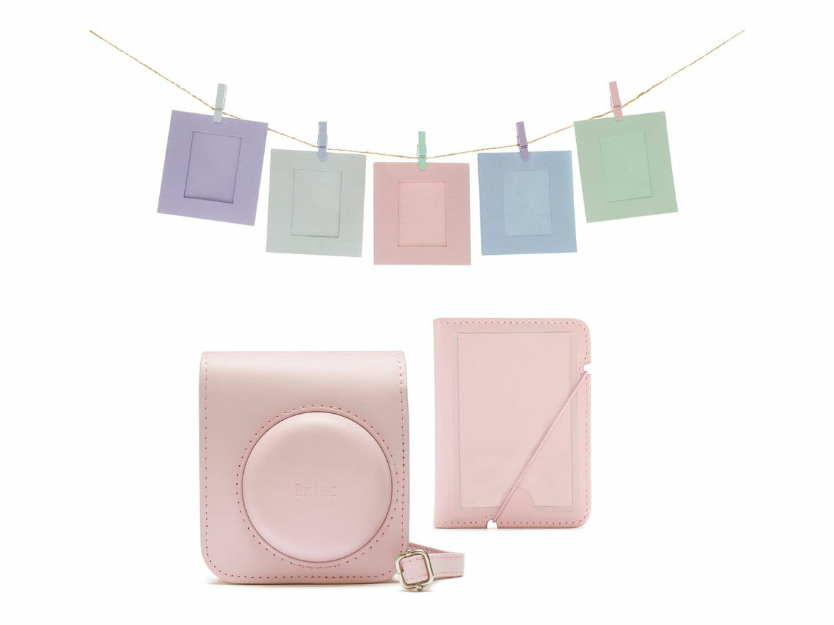 Fujifilm Instax Mini 12 Blossom Pink Bundel - - Voor 23.59u