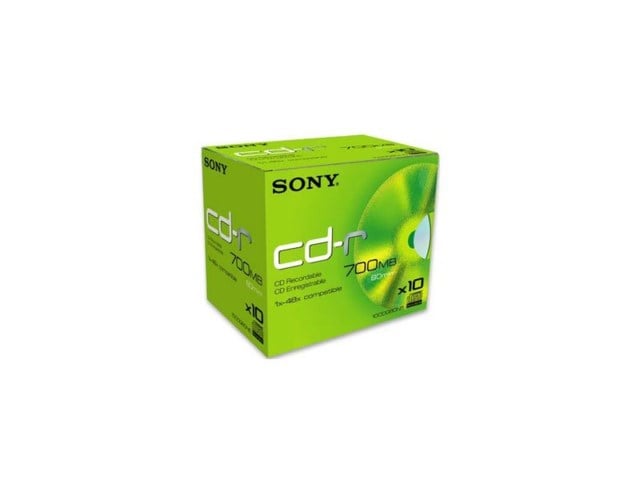Sony CD-R 700MB 48x Jewel Case10-pack