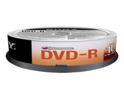 Sony DVD-R 4,7GB 16x Jewel Case 10-pack