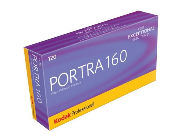 Kodak Negativ färgfilm P160 120-film 5-pack Portra