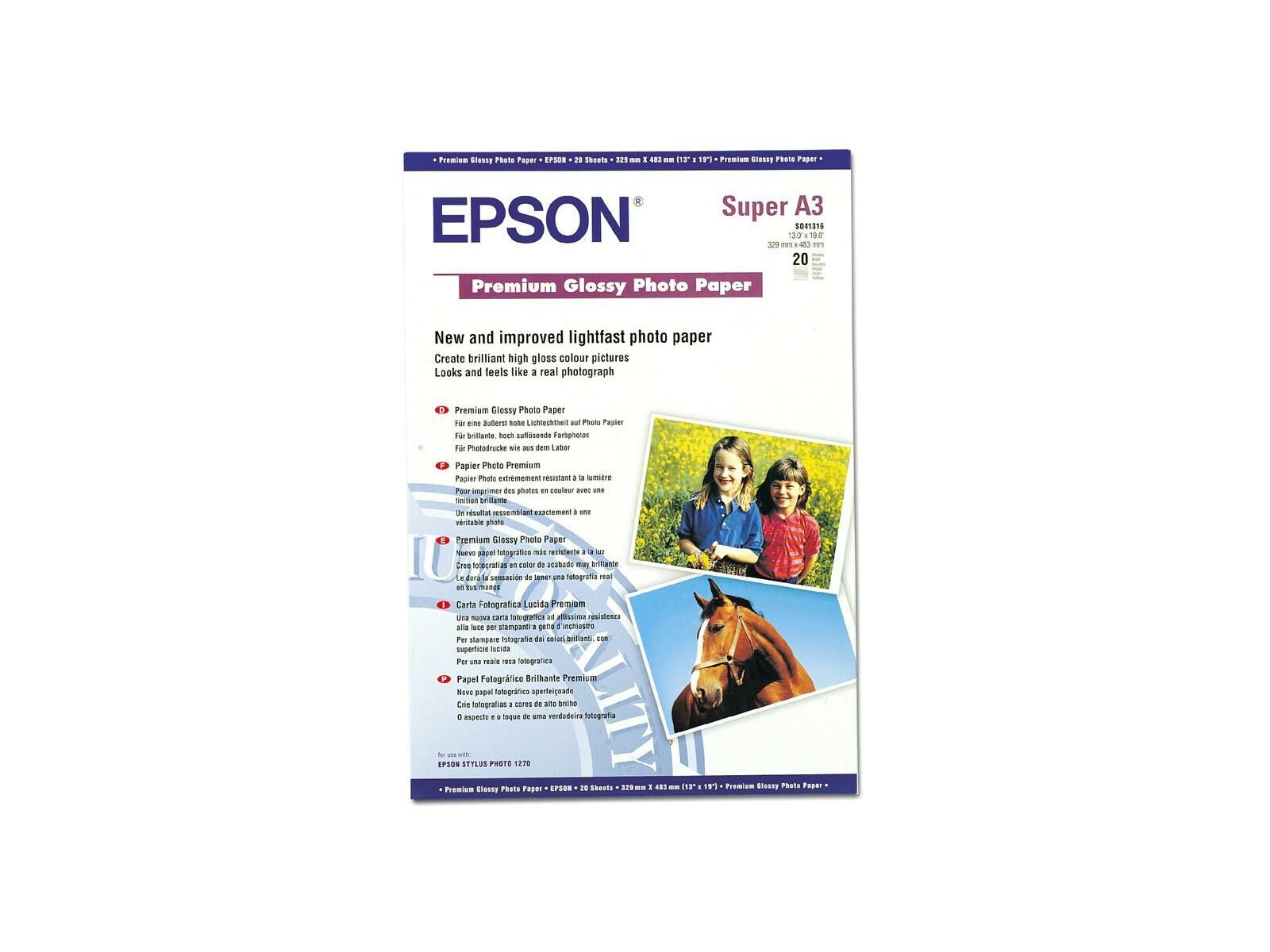 Epson Premium Glossy A3+ 255gr 20 sheets | Scandinavian Photo
